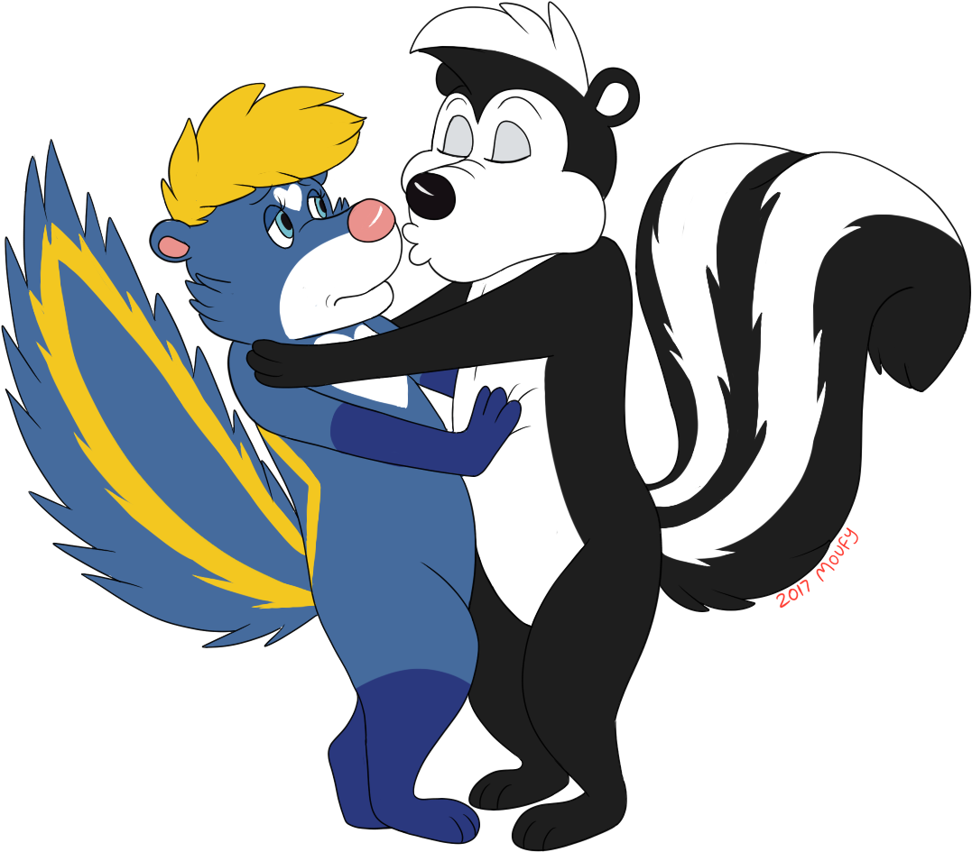 Pepe Le Pew X Nello - Portable Network Graphics (1101x977), Png Download