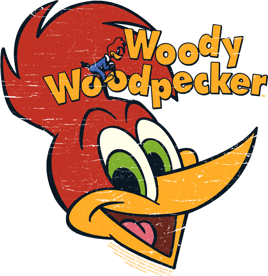 Woody Woodpecker Retro Logo Toddler T-shirt - Sweater (936x1004), Png Download