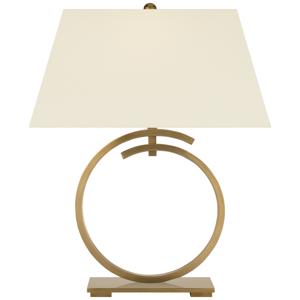 Launceton Large Ring Table Lamp In Antique- Burn - Antique (1000x1000), Png Download