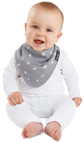 Sale Mum 2 Mum Fashion Bandana Wonder Bib Grey Arrow - Toddler (500x500), Png Download