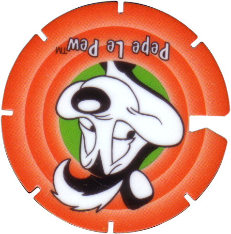 Tazos Gt Series 1 Gt 101 140 Looney Tunes Techno - Milkcapmania Looney Tunes Tazos (500x500), Png Download