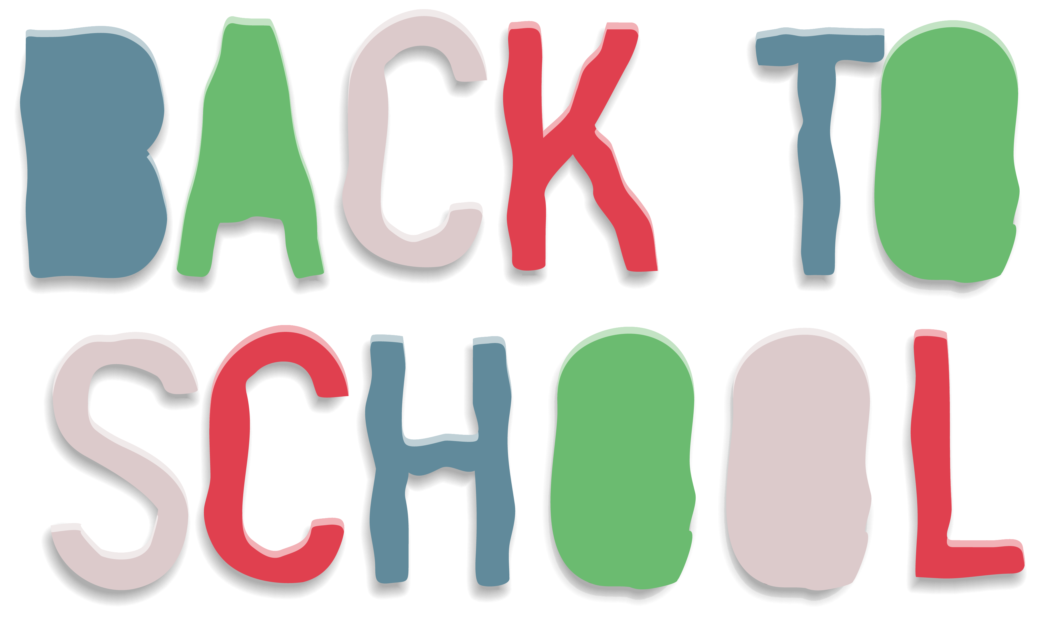 0, - Back To School Modern (600x390), Png Download