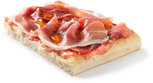 Tostada Papizza O Bollería O Café O Zumo - Tostada Con Jamon Png (501x272), Png Download