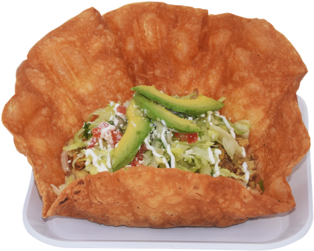 Tostada Salad $7 - Fast Food (1080x720), Png Download