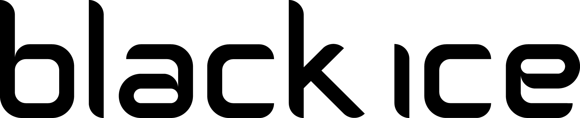 Black Ice Sunglasses Logo (1882x385), Png Download