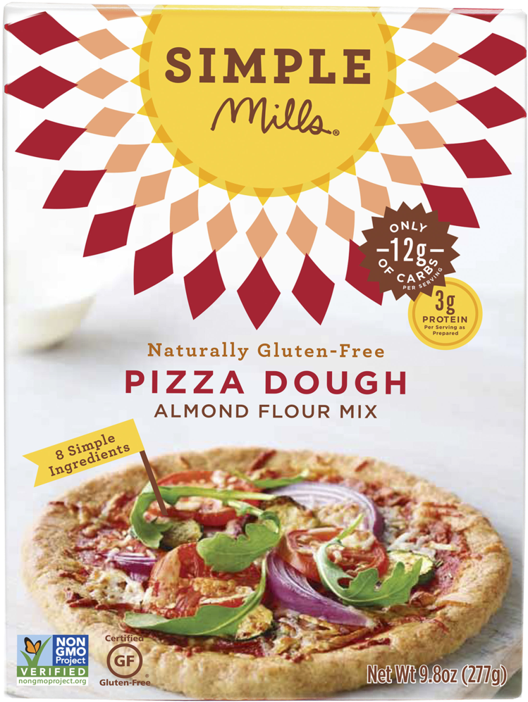 Pizza Dough Mix - Simple Mills Pumpkin Muffin Recipe (1024x1024), Png Download