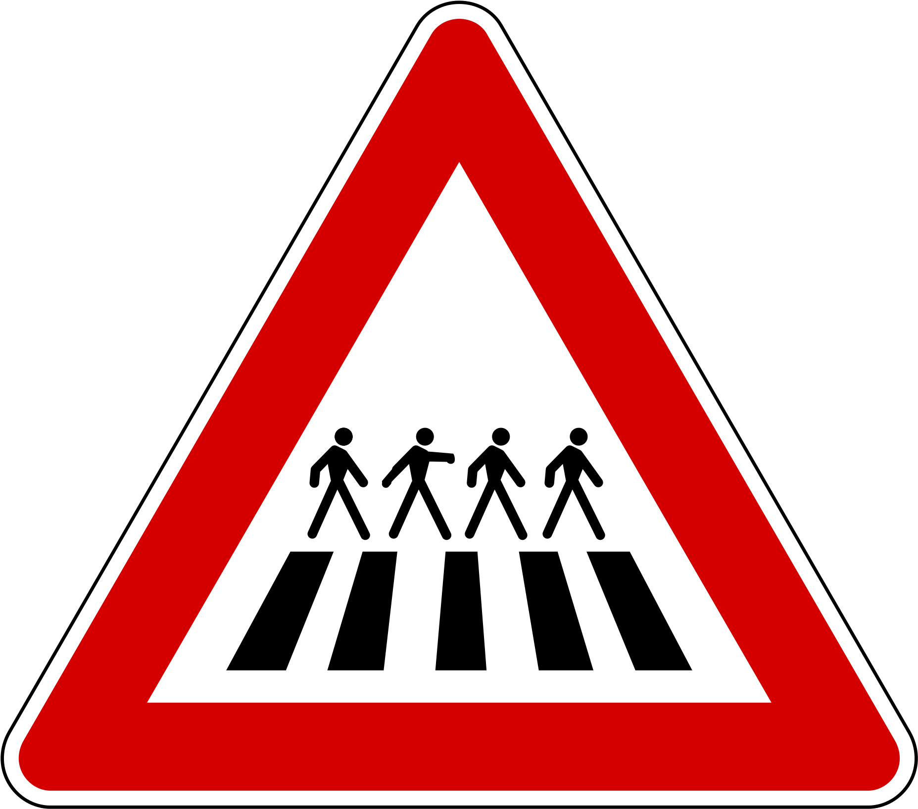 Open - Road Traffic Signs Logo (2000x2000), Png Download