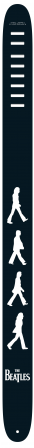 Perri's The Beatles 2.5" Guitar Strap - Black (447x447), Png Download