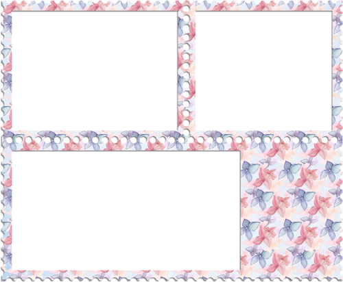 Decorative Picture Borders For Frames (500x412), Png Download
