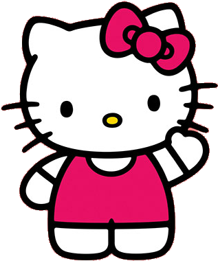 Imagen Sin Fondo Png - Hello Kitty Girl Cartoon (605x403), Png Download