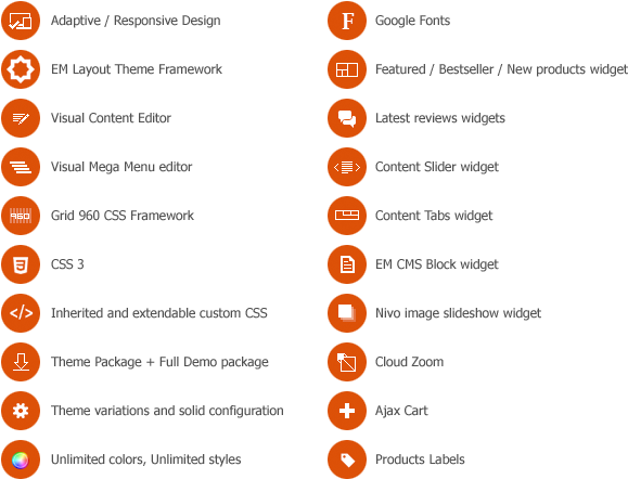 Http - //www - Emthemes - - Key Features Png Icon (616x464), Png Download