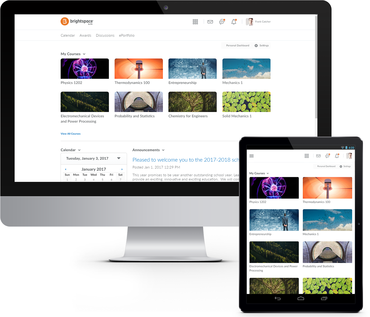 Header Image - Brightspace Lms (1833x1313), Png Download