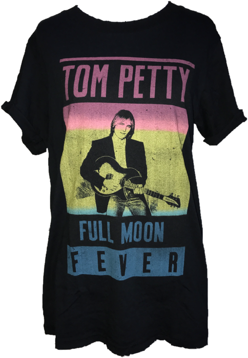 Tom Petty Band Tee - Tom Petty Full Moon Fever Refrigerator Magnet (768x1024), Png Download