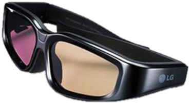 Lg 3d Glasses Ags100 (380x380), Png Download
