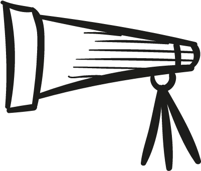 Draw Telescope Vector - Telescope Draw (400x400), Png Download