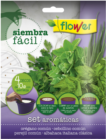 Siembra Fácil Aromáticas - Easy Sow Flower Seed Discs (600x600), Png Download