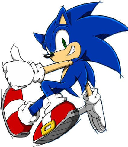 Sonic 2012 - Sonic The Hedgehog Sonic Channel Art (441x523), Png Download