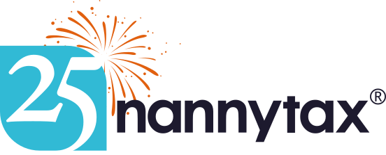 Nannytax Logo - Png 25 Years Logo (552x223), Png Download
