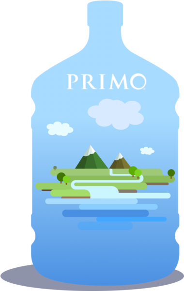 5 Gallon - Primo Water - Gallon (432x600), Png Download