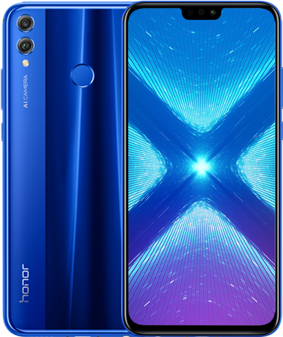 Honor 8x Honor 8x - Huawei Honor 8x Blue (500x500), Png Download