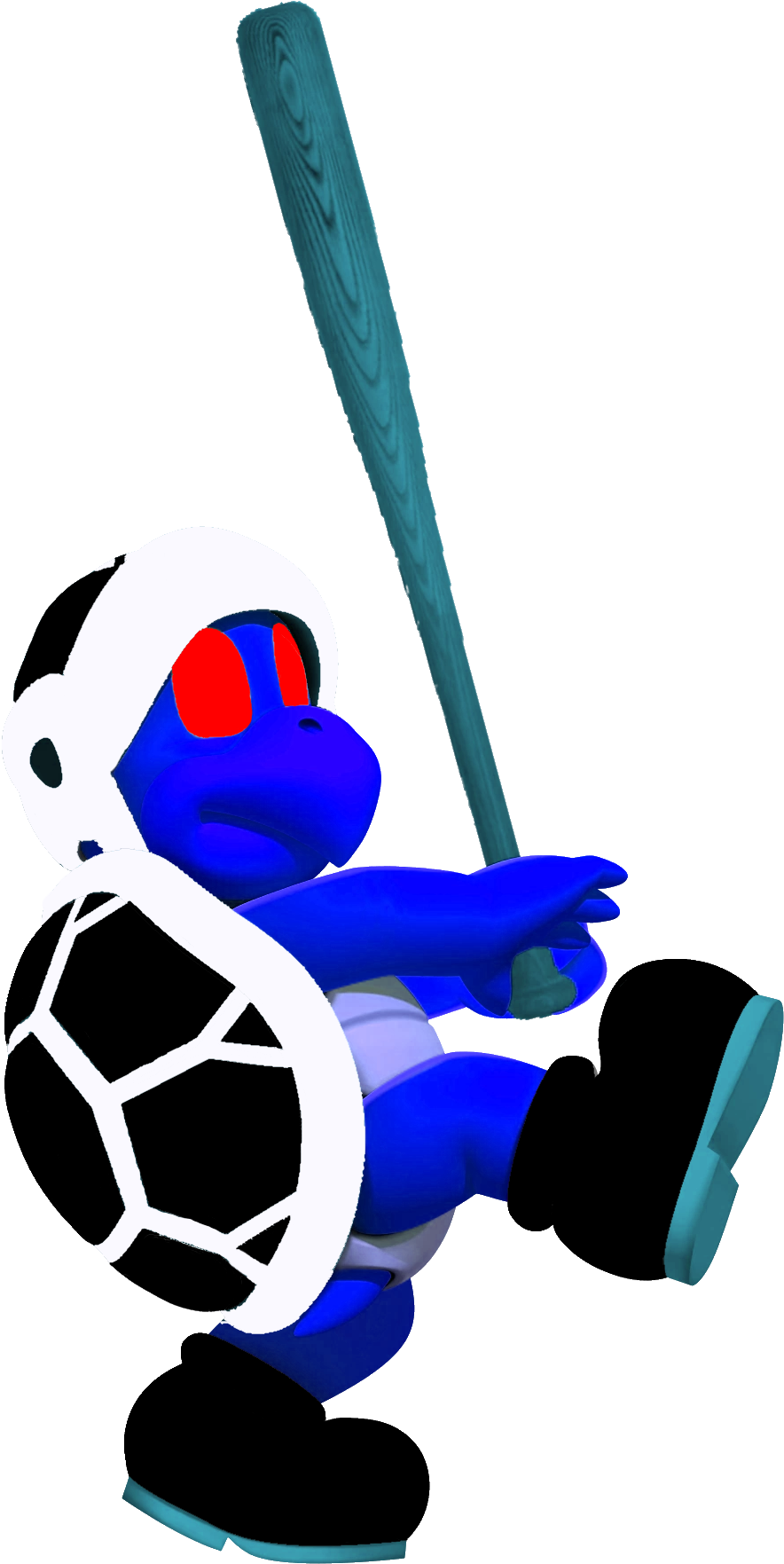 Dark Batter Bro - Dark Bro Fantendo Png (943x1765), Png Download