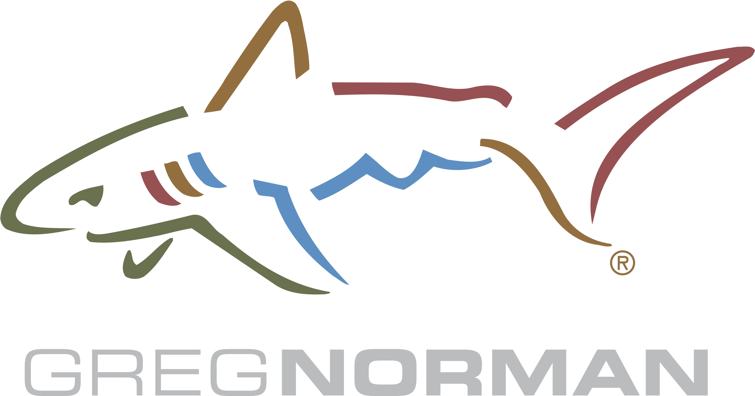 Inspired By One Of The World's Leading Golf Professionals, - Greg Norman Shark Logo (2400x1273), Png Download
