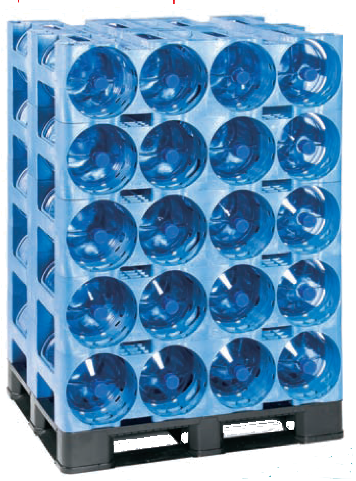 5 Gallon Water Bottle Rack - Water Bottle Dispensing Racks (1293x1659), Png Download