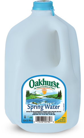 1 Gallon - Oakhurst Fat Free Half, 1 Pint (356x523), Png Download