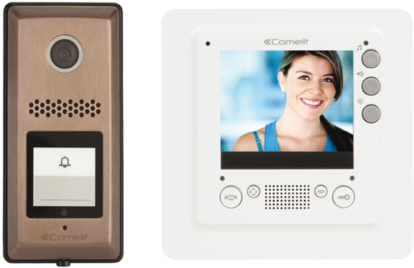 Video Intercom Kit With Slim Monitor - Hfx 720ms (700x700), Png Download