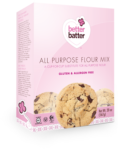 Better Batter Baking Mix - Better Batter - Gluten Free All Purpose Flour - 5 Lb. (434x524), Png Download