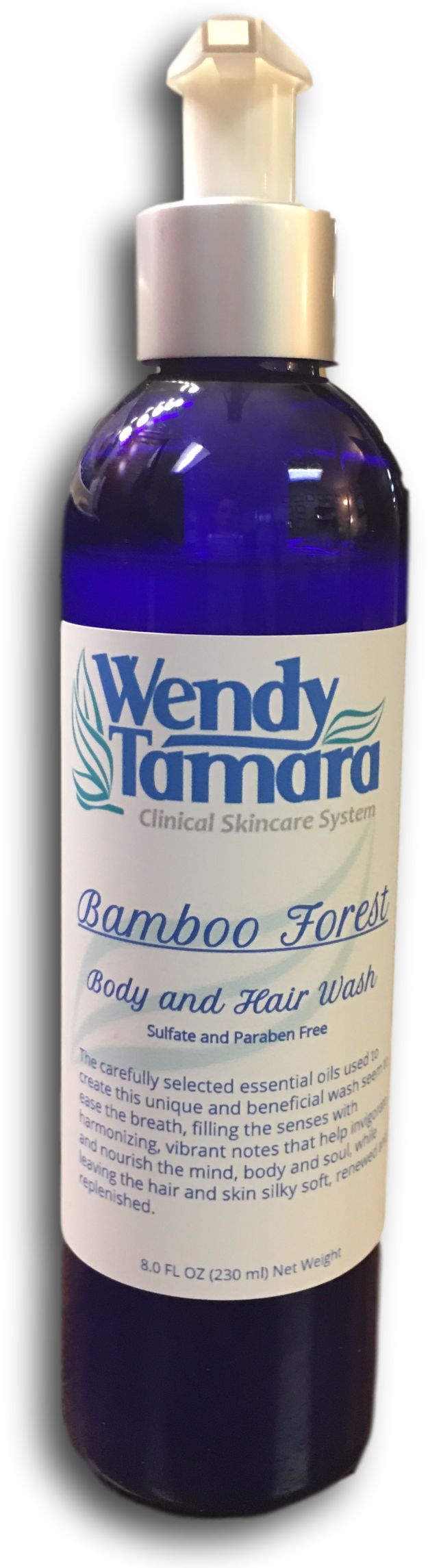Wt- Bamboo Forest Body Wash - Bottle (1773x2365), Png Download