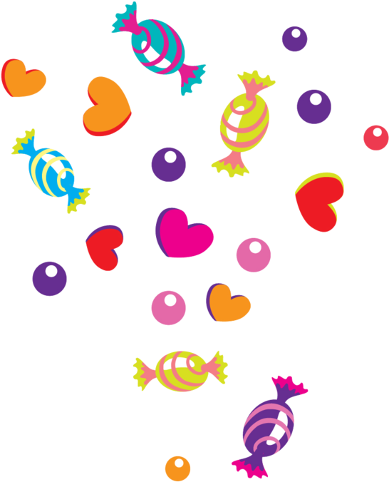 Изображение Для Плейкаста - Dessin De Bonbon En Couleur (581x699), Png Download