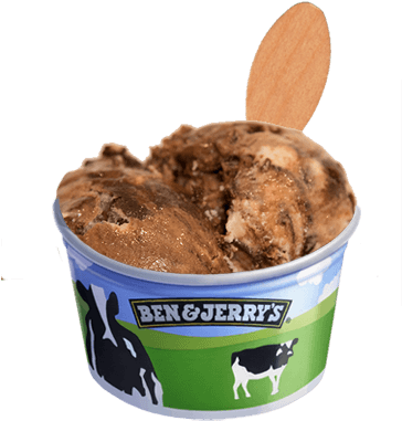 Brownie Batter Bulk - Chip Off The Dough Block Ben And Jerry's (374x393), Png Download