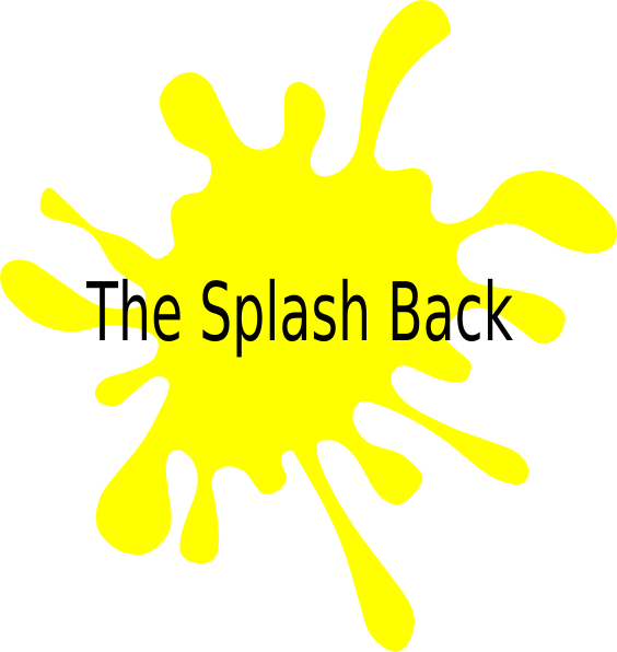 How To Set Use Splash Back Logo Clipart - White Splatter Art (564x596), Png Download