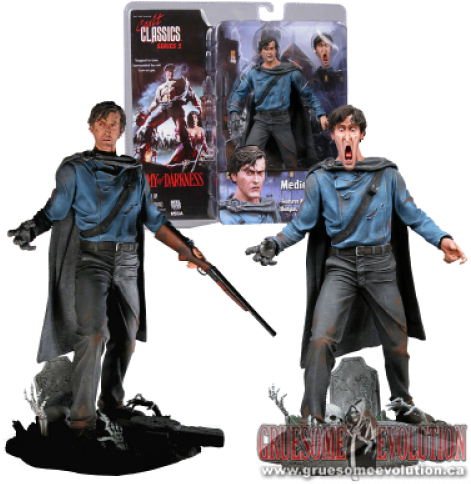 Cult Classics Series 5 Medieval Ash 7 Action Figure (500x500), Png Download