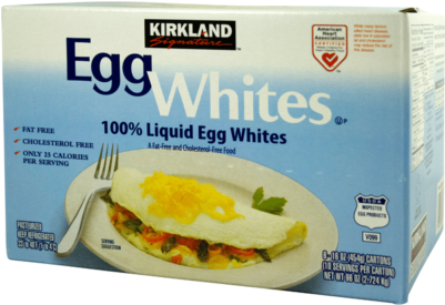 The Egg Whites Can Be Found In The Eggs Section Of - Cage Free Egg Whites Kirkland (400x400), Png Download