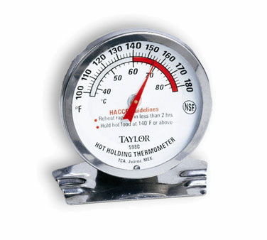 Professional Series Hot Holding Thermometer - Taylor 6dke1 Food Srvc Thrmomtr,oven,100 (376x338), Png Download
