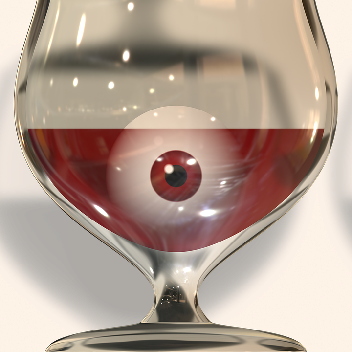 Olho Dentro Do Copo (720x720), Png Download