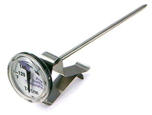 Taylor Hot Beverage Thermometer - Taylor 5997e - Frothing Cappuccino Dial Thermometer, (376x338), Png Download