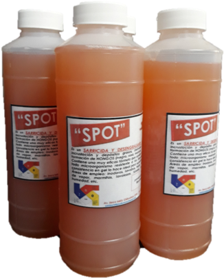 Spot Sarricida Y Desengrasante Ácido En Gel - Bottle (424x565), Png Download