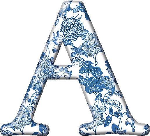 Фоткиflores Azules En Fondo Blanco - Thibaut Wallpaper Cut Paper 839-t-5331 (600x600), Png Download