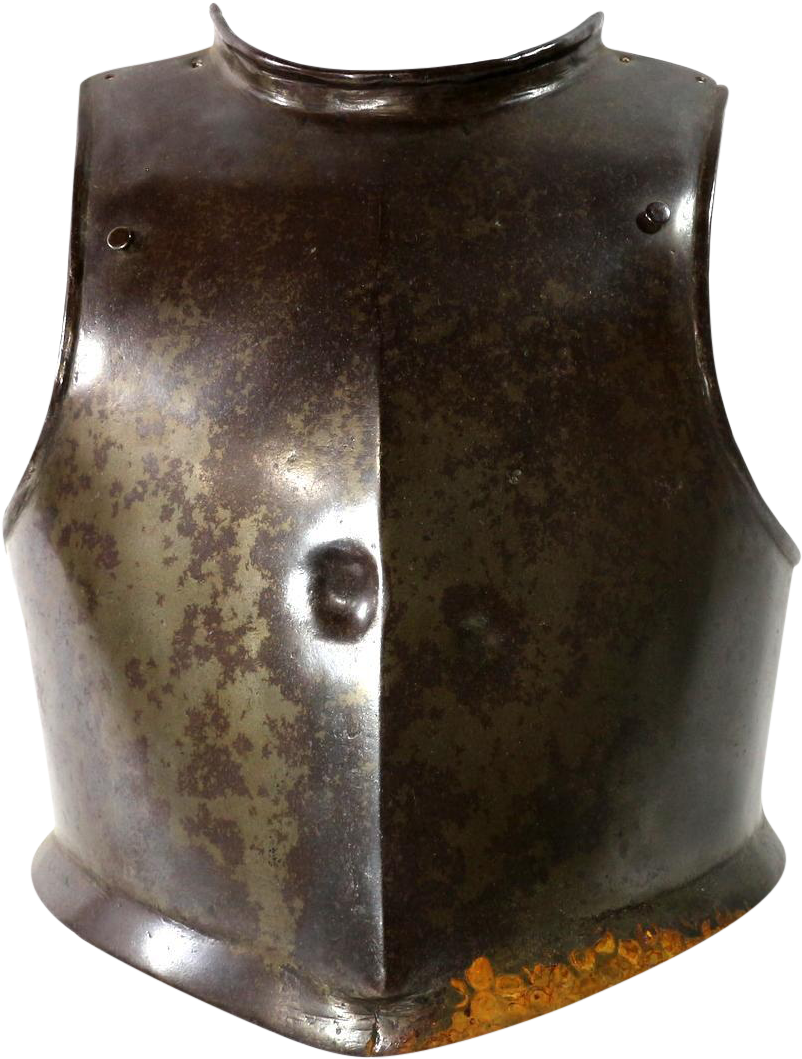1600s English Armor Duplex Calvary Breastplate - Duplex Armor (821x1078), Png Download