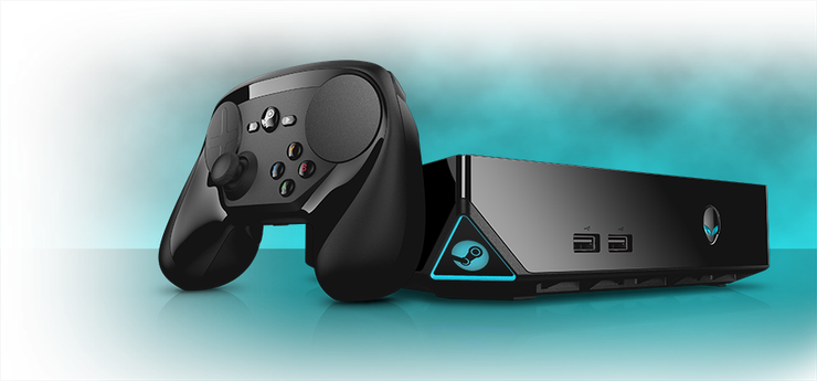 Dell Had High Hopes For The Alienware Steam Machine - Steam Machine Alienware (740x345), Png Download