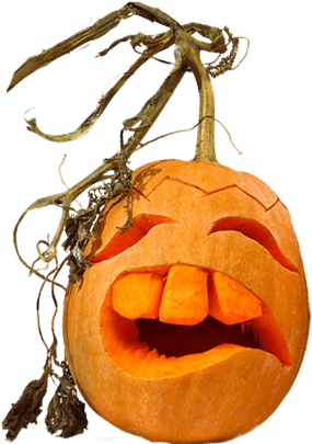 Pattern Pumpkin Carving Techniques - Jack-o'-lantern (316x435), Png Download