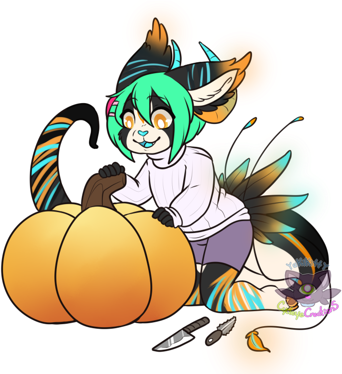 Pumpkin Carving~ - Pumpkin (750x750), Png Download