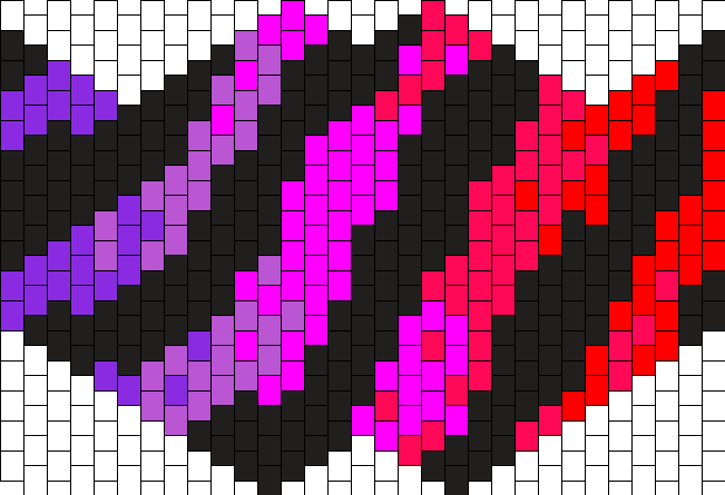 Tiger Strip Rainbow Kandi Mask - Pattern (651x445), Png Download