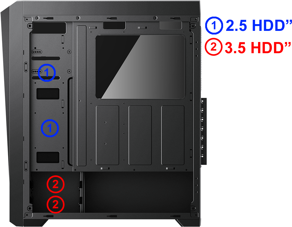 Game Max Demolition Rgb M - Hdd (1200x1200), Png Download