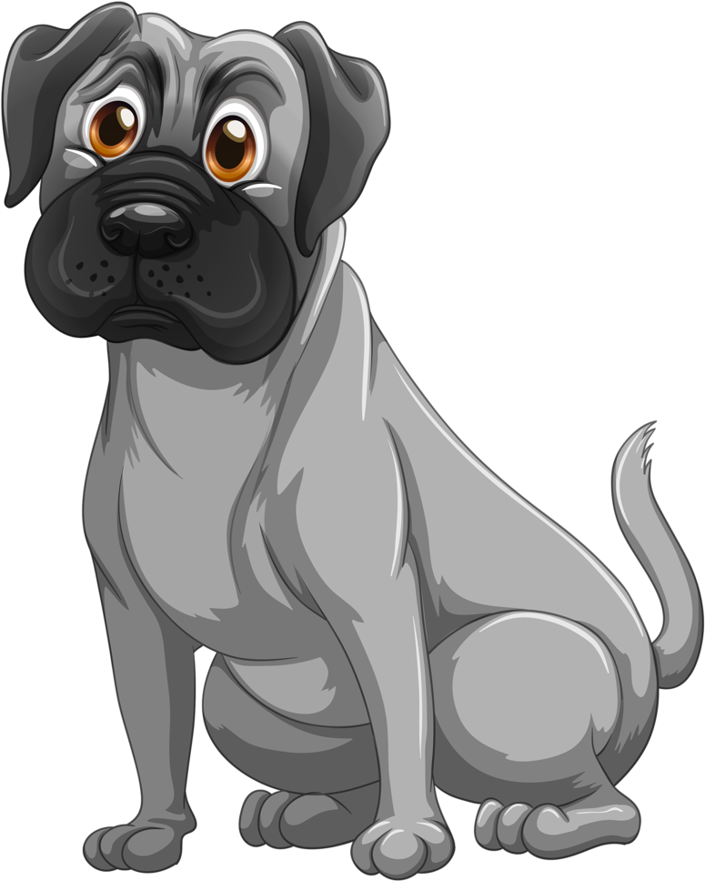 Cães & Gatos - Dog With A Bone (831x1024), Png Download