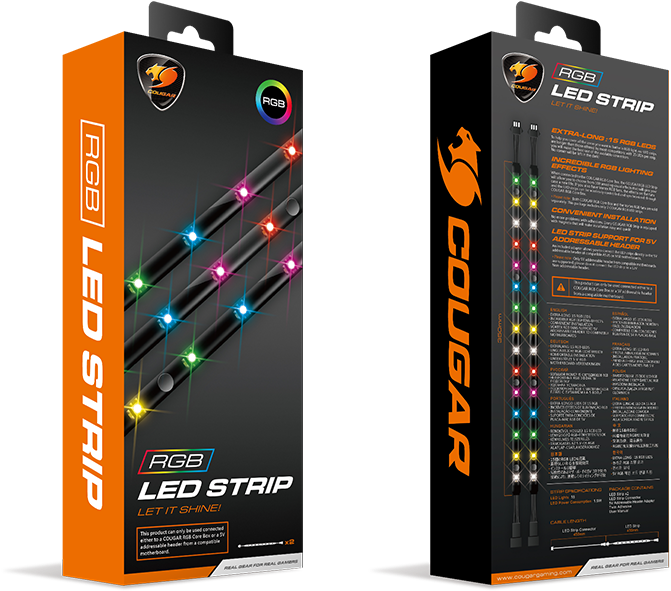 Photos - Cougar Rgb Led Strip (900x650), Png Download