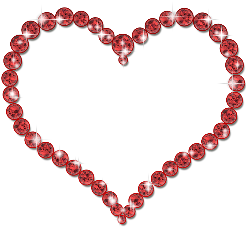 Elegantes Bordes Para Fotografías De Corazones En Png - Red Moti Mangalsutra Design (800x800), Png Download